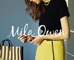 Mila Owen（ミラ オーウェン）オーガニックコットン リブニット・サムネイル画像